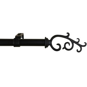 Urbanest 5-8-inch Diameter Julietta Adjustable Single Drapery Curtain Rod - 1 of 4