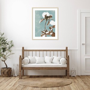 Amanti Art Naive Floral Silhouette III by Cartissi Wood Framed Wall Art Print - 1 of 4
