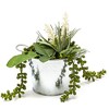 Juvale 12-Pack Mini Decorative Galvanized Metal Buckets with Handles 4.5 x 3.5 In - 3 of 4