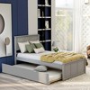 ALEXOUN Twin Bed,Wood Platform Bed Frame with Headboard and Footboard Captain Bed for Boys,Girls,Kids, Teens - 2 of 4