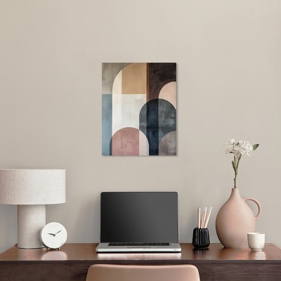 Lost in Transformation Abstract Shapes Gallery Wrapped Canvas Wall Art, 16" x 20"