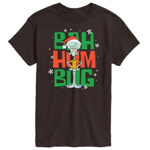 Men's - SpongeBob SquarePants - Squidward Bah Humbug Short Sleeve Graphic T-Shirt - 1 of 4