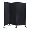 NicBex 3-Panel Room Divider Folding Fabric Privacy Screen with Metal Legs Partition for Home & Office - 2 of 4