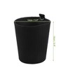 Unique Bargains Car Trash Can W/ Hook Hanging Front Rear Seats Cotton Trash Bin 1 Pc - image 3 of 4