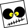 Boy's Design By Humans Square Skull By LonaMisa T-Shirt - 2 of 3
