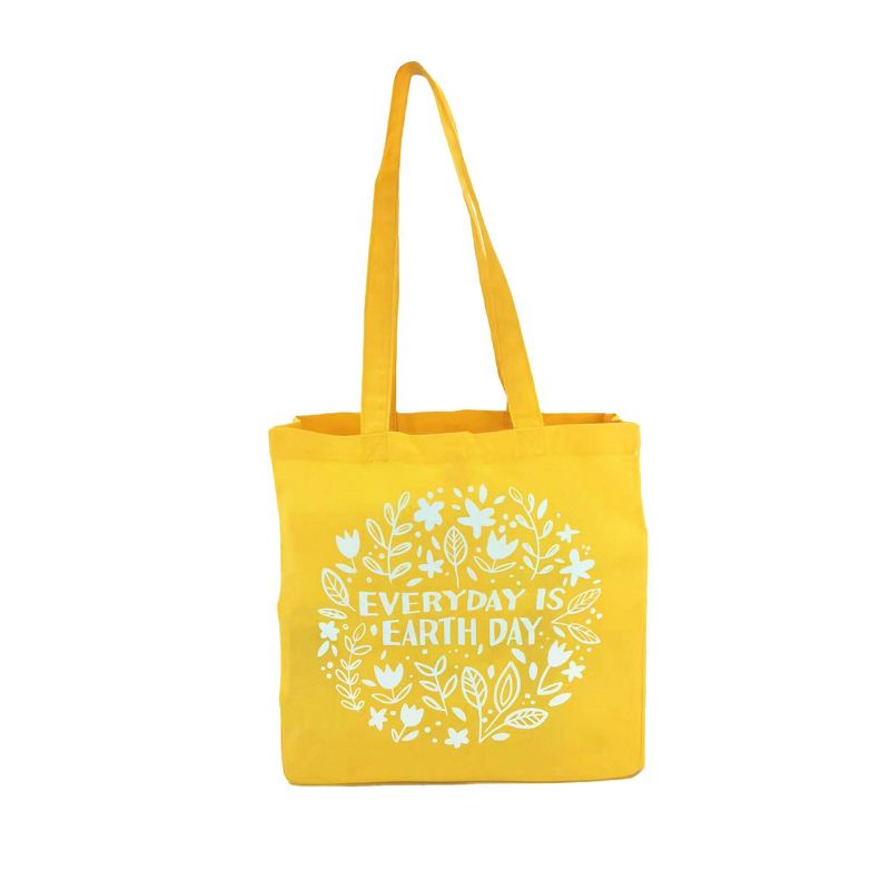 Reusable Tote Bag &#39;Earth Day&#39; Yellow - Spritz&#8482;, 1 of 3