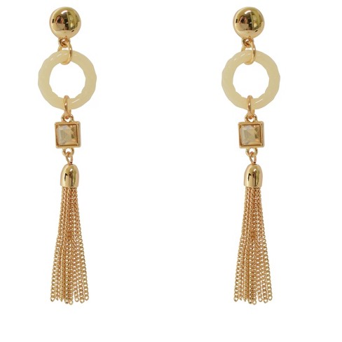 Tassel hot sale earrings target