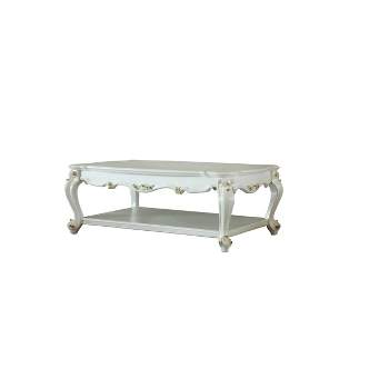 55" Picardy Coffee Table Antique Pearl - Acme Furniture