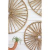 Handwoven Spoked Seagrass Wall Art – Set of Three – 24.5"Tall by Kalalou - 3 of 3