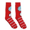 Dr. Seuss Cat In The Hat THING ONE THING TWO Mid Calf Crew Socks Multicoloured - image 3 of 4