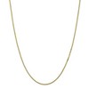 Black Bow Jewelry 1.5mm 10k Yellow Gold Solid Box Chain Necklace - 3 of 4