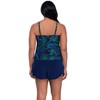Trimshaper Women's Lena 4 Tier Ruffle Tankini Swimsuit Top - 3 of 3