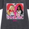 - Barbie - Friends Rock Graphic Short Sleeve Fleece Dress - 2 of 3