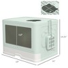 Gulches Hollow Design Double-Layer Cat Station - Multifunctional Cat House & Nest for Small to Medium Cats, Perfect for Living Room & Bedroom - 2 of 4