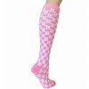 Compact Checker Patterned Knee High Socks from the Sock Panda (Women's Sizes, Adult Medium) - 2 of 3