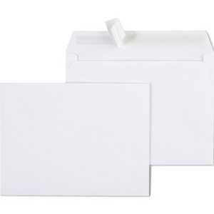 HITOUCH BUSINESS SERVICES EasyClose Catalog Envelopes 12"L x 9"H White 100/Box SPL570227 - 1 of 4
