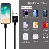 BONGEEK Short IPhone 14 Car Carplay Cable, USB A to Lightning Cable for iPhone 14, 14 pro max,14 Plus,13/12/11/Xs/XR, (1.6 FT Black) - 2 of 4