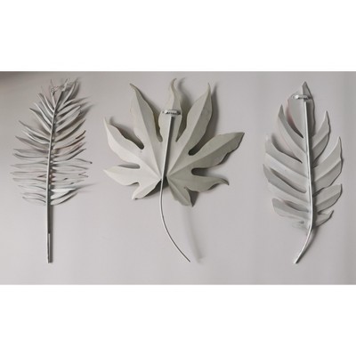 Photo 1 of Americanflat Three and Two Metal Wall Decor Set - Metal Indoor Wall Art