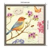 Amanti Art Birds and Bees II by Daphne Brissonnet Canvas Wall Art Print Framed 16-in. x 16-in. - 3 of 4