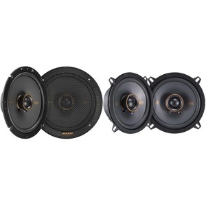 Kicker 51KSC6704 KS-Series 6.75" Coaxial Speakers with .75" tweeters w/ 51KSC504 5.25" Coaxial Bundle - 1 of 4