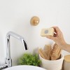 Evideco French Home Goods Magnetic Soap Holder Bamboo Wall Mounted Adhesive - 3 of 4