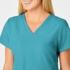 Wink W123 Women's Flex Back Stylized V-Neck Scrub Top - 4 of 4