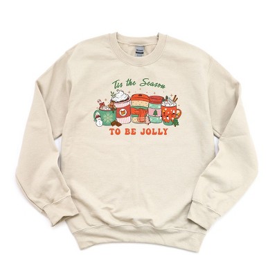 Simply Sage Market Women's Graphic Sweatshirt Jolly Season Mugs
