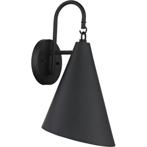 Minka Lavery Industrial Farmhouse Outdoor Wall Light Fixture Sand Coal 15 1/2" for Post Exterior Barn Deck House Porch Yard Patio - 1 of 1