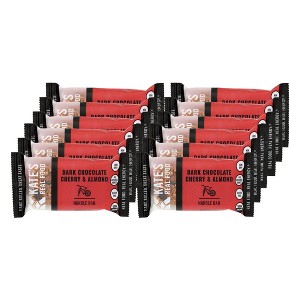 Kate's Real Food Dark Chocolate Cherry & Almond Energy Bar - 12 bars, 2.2 oz - 1 of 4