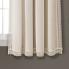 Rosalie Window Curtain Panels Ivory 54X45 Set - 3 of 4