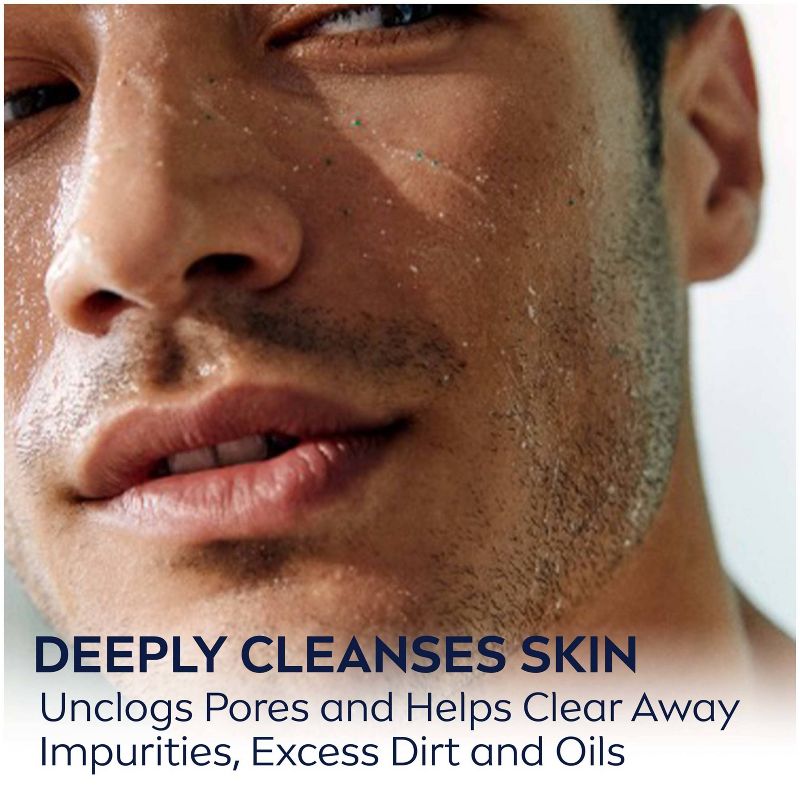 NIVEA Men Maximum Hydration Deep Cleaning Face Scrub with Aloe Vera - 4.4oz, 4 of 15
