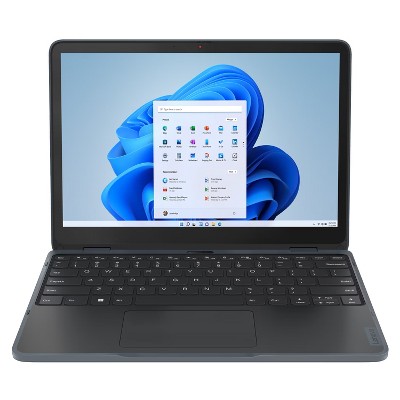 Refurbished: Lenovo 500w Yoga G4 12.2" Touch Laptop Intel N200 8GB 128GB SSD W11P - Manufacturer Refurbished