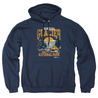 Men's Glacier National Park Vintage Pull-Over Hoodie