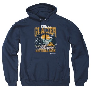 Men's Glacier National Park Vintage Pull-Over Hoodie - 1 of 4