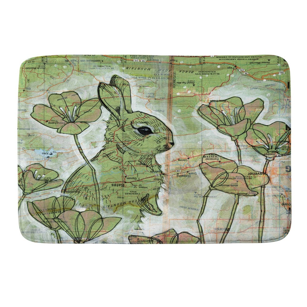 Photos - Bath Mat Deny Designs Land Of Lulu Signs Of Spring Memory Foam Bath Rug