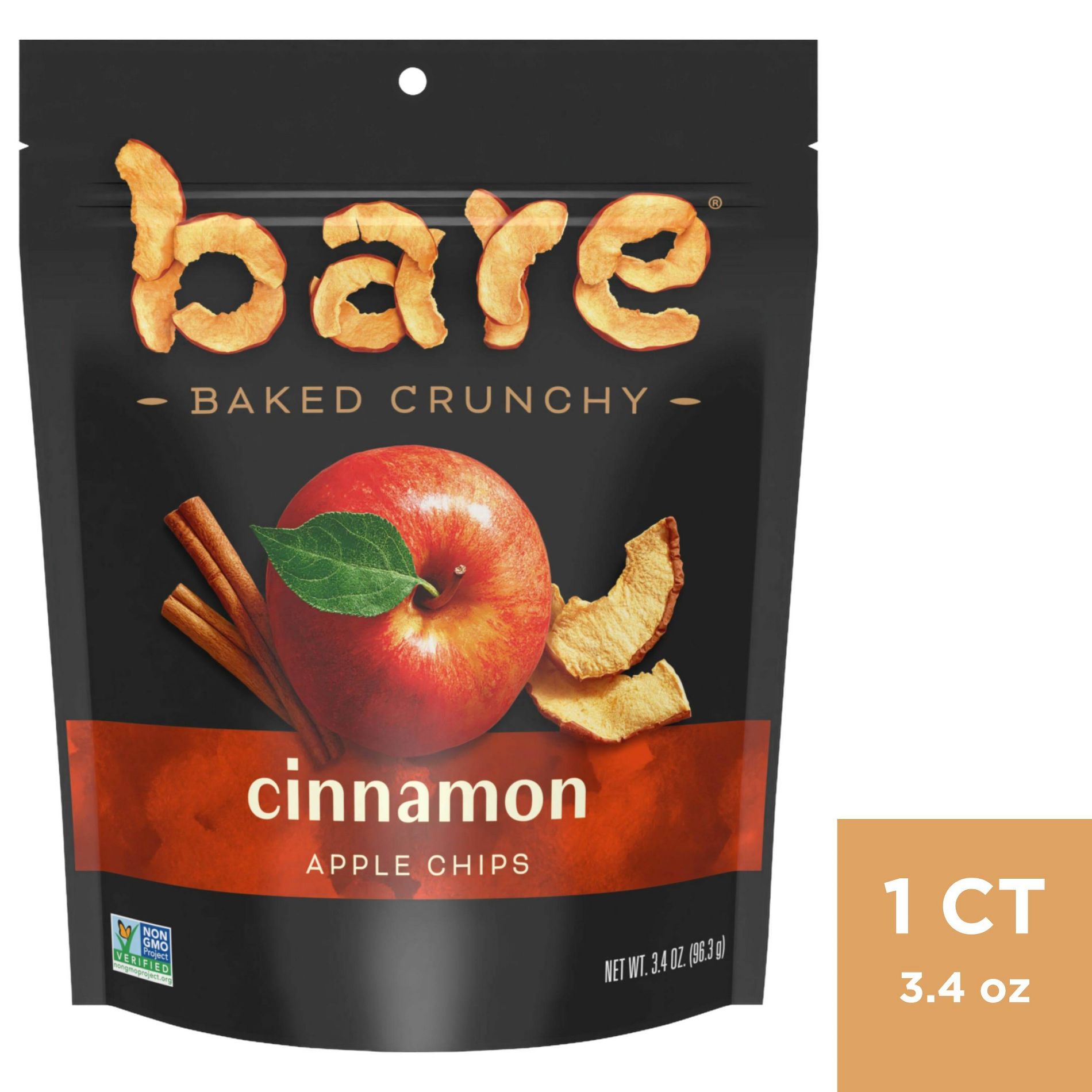 Bare Baked Crunchy Cinnamon Apple Chips - 3.4oz