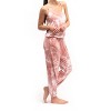 Hello Mello Womens Dyes The Limit Tie Dye Lounge Jumpsuit - 2 of 4