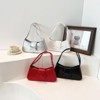 Trendy Red Shoulder Bag for Women Patent Leather Hobo Handbags Y2K Purses Clutch Bag Cute Bow Purse (Pink) - 2 of 4