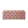 Inspired Home Hayden Allover Tufted Rectangle Bench - 3 of 4