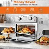 ELJGET Air Fryer, 13QT Air Fryer Toaster Oven Combo, Space-Saving Convection Countertop Oven, Silver, 1500W - 3 of 4