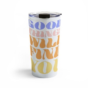 Emanuela Carratoni Good Things will Find You 20 oz Stainless Steel Travel Mug - Deny Designs - 1 of 4