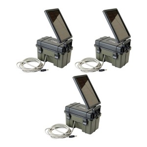 HME Trail Camera 12V / Solar Auxiliary Power Pack (3-Pack) - 1 of 4