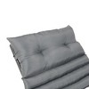 Okak 2PC Outdoor Chaise Lounge Cushions with UV Resistant,Adjustable Straps,Patio Chair Cushions for Lounge Chairs, Poolside Furniture - 4 of 4