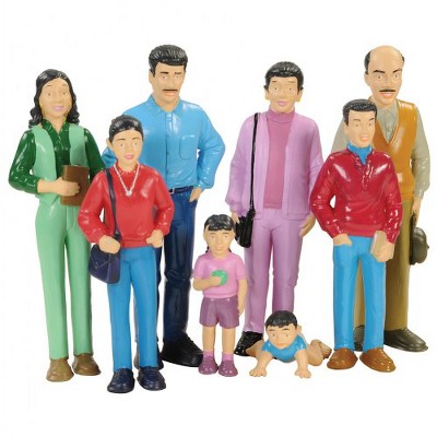 hispanic dollhouse family