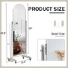 Glasflength Full Length Mirrors Full Body Mirror with Pulley, Bedroom Foyer, Clothing Store Floor Standing Mirror, Silver 23.6"*15.3"*65.3" - image 2 of 4