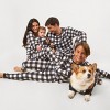 Leveret Matching Family Christmas Pajamas Buffalo Check Black and White Plaid - 4 of 4