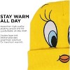 Warner Bros Cute Knit Warm Beanie hat for Kids and Adults - Tweety Winter Hats for Men, Women, Teens, Girls and Boys, Cuffed Beanies - 3 of 4