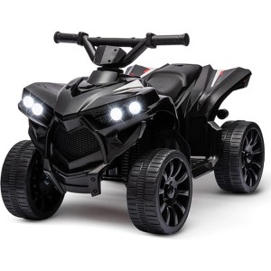 6V Ride on Toy, Kids ATV 4 Wheeler with 1.8MPH Max Speed, Wear-Resistant Wheels, Music & Foot Pedal, Electric Quad Car for Kids Toddlers - 1 of 4