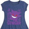 Girls' - Pokémon - Gengar Fit & Flair Cap Sleeve Dress - 2 of 3