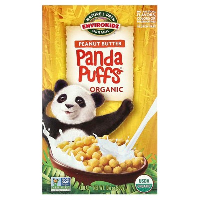 Nature's Path, EnviroKidz, Organic Peanut Butter Panda Puffs Cereal, 10.6 oz